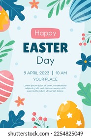Easter Day Vector Illustration Design.