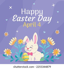 Easter Day Vector Illustration Design.