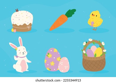 Easter Day Vector Illustration Design.