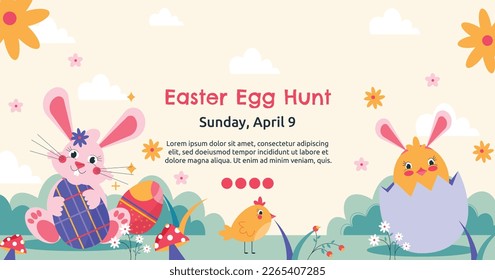 Easter Day Vector Illustration Design. Easter season.