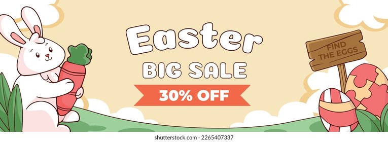 Easter Day Vector Illustration Design. Easter season.