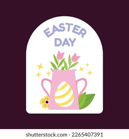 Easter Day Vector Illustration Design. Easter season.
