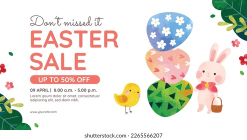 Easter Day Vector Illustration Design. Easter season.