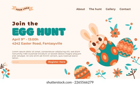 Easter Day Vector Illustration Design. Easter season.