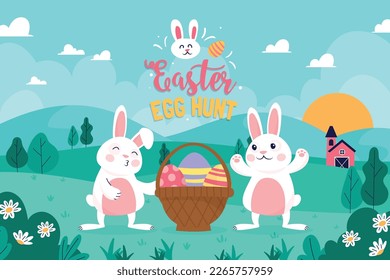 Easter Day Vector Illustration Design. Easter season.