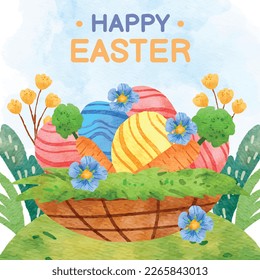 Easter Day Vector Illustration Design. Easter season.