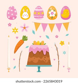 Easter Day Vector Illustration Design. Easter season.
