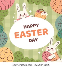 Easter Day Vector Illustration Design. Easter season.