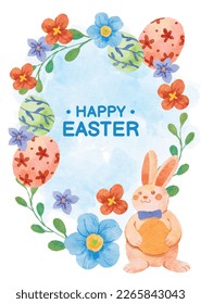 Vektorgrafik-Design am Ostertag. Ostern.