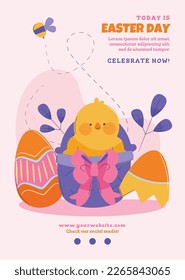 Easter Day Vector Illustration Design. Easter season.