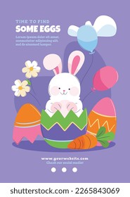 Easter Day Vector Illustration Design. Easter season.