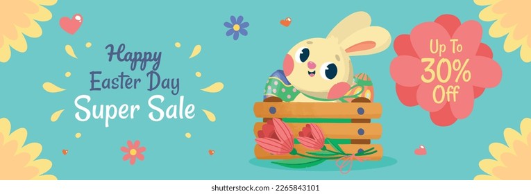 Diseño de la Ilustración del Vector del Día de Pascua. Temporada de Pascua.