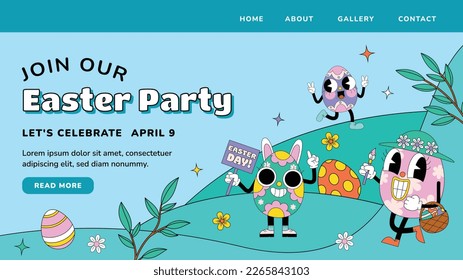 Easter Day Vector Illustration Design. Easter season.