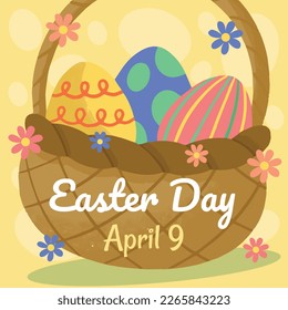 Easter Day Vector Illustration Design. Easter season.