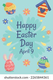Easter Day Vector Illustration Design. Easter season.