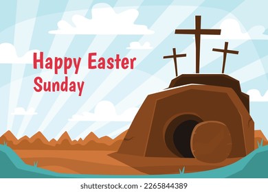 Easter Day Vector Illustration Design. Easter season.