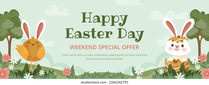 Easter Day Vector Illustration Design. Easter season.