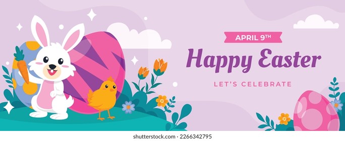 Easter Day Vector Illustration Design. Easter season.