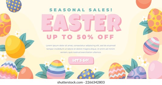 Easter Day Vector Illustration Design. Easter season.