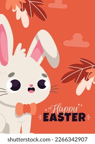 Diseño de la Ilustración del Vector del Día de Pascua. Temporada de Pascua.