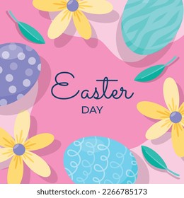 Easter Day Vector Illustration Design. Easter season.
