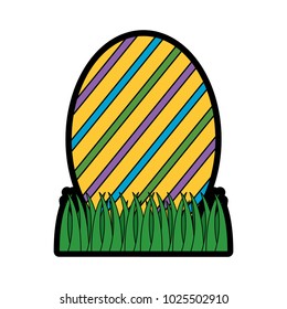easter decorated egg icon image 