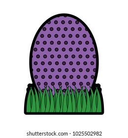easter decorated egg icon image 