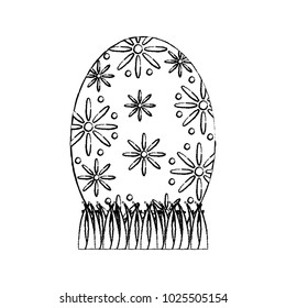 easter decorated egg icon image 