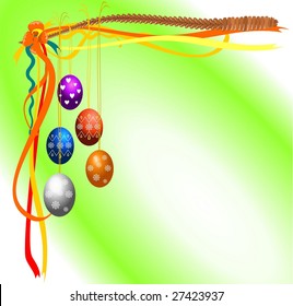 Easter decoration vector