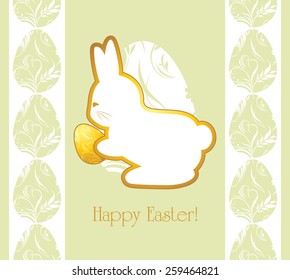Easter decorative background for wrapping. Vector