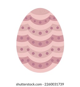 easter decorative egg icon white background
