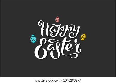 Easter decorative lettering