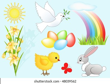 Easter design element. Vector illustration.