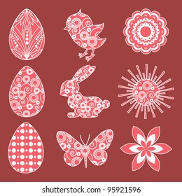 Easter design element. Vector illustration.