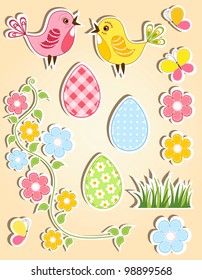 Easter design element. Vector illustration.