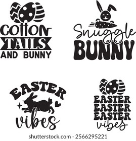 Easter Designs, Easter Bunny T shirt Design, Happy Easter Quotes Design Template.