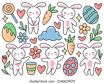 Easter Doodle Clip Art Collection