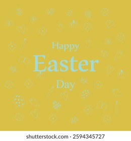 Easter Doodle Design, eps 10