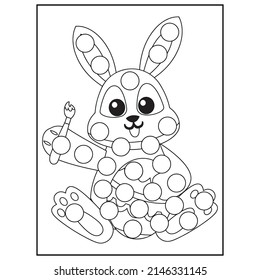 Osterdotmarkierungsseiten für Kinder
