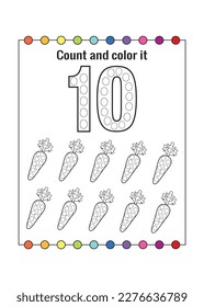 Easter dot markers activity book for kids And toddlers