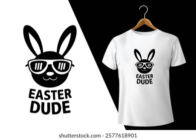 Easter Dude T shirt Design 