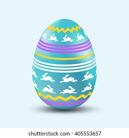 easter egg 3d realistic icon colorfull set bundle illustration holiday background easter Festivity