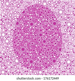Easter Egg. Abstract SEAMLESS COLOR design on white background. Vector version.