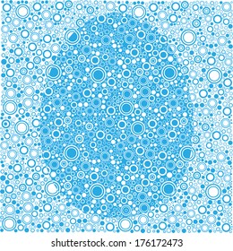 Easter Egg. Abstract SEAMLESS COLOR design on white background. Vector version.