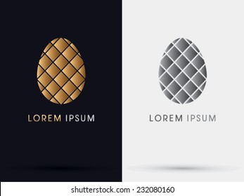 Easter ,egg, abstract, symbol, logo, Vector.