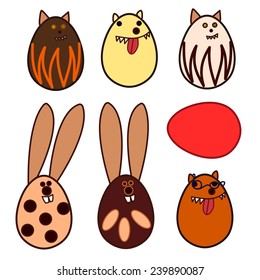 Easter egg animal