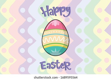 Easter Egg Art Illustration Design