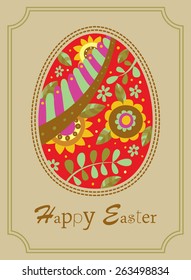 Easter egg background