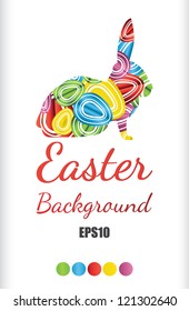 easter egg background illustration