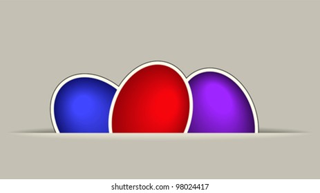 Easter egg background vector eps8